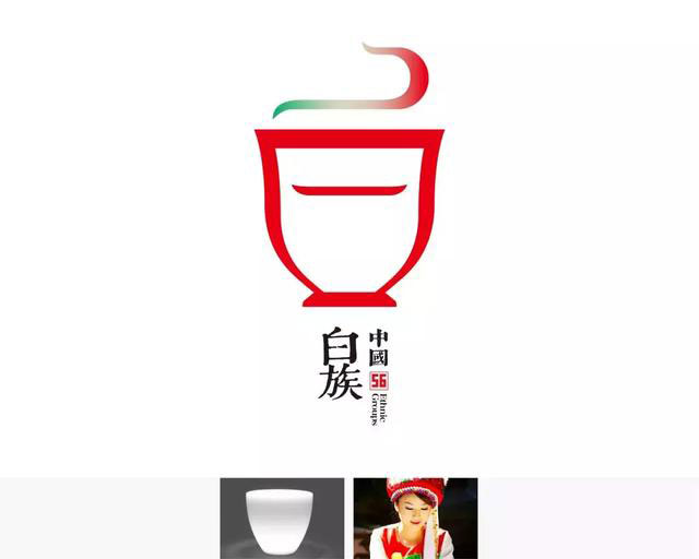 56个民族的标志设计,感觉这次再记不住要挨打