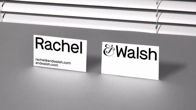 施德明退出,Sagmeister&Walsh散伙,&Walsh设计公司新形象