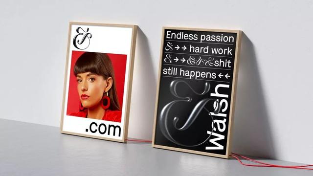 施德明退出,Sagmeister&Walsh散伙,&Walsh设计公司新形象
